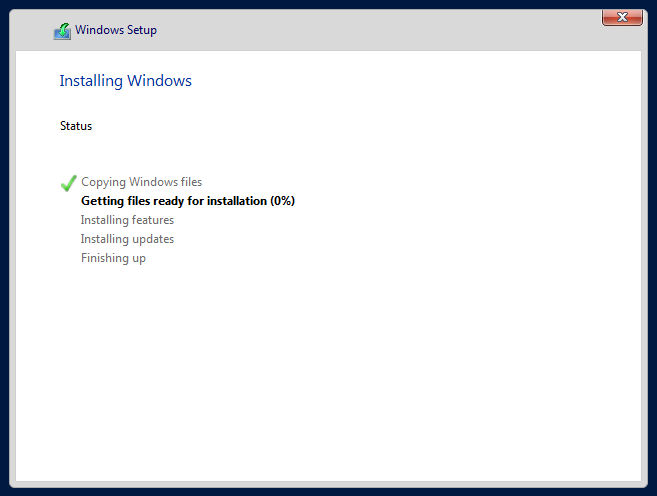 Installing Windows